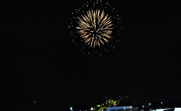 Los fuegos artificiales pusieron el broche final de la Feria y Fiestas 2021