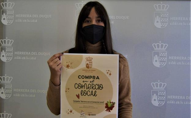 El Ayuntamiento de Herrera del Duque presenta la campaña de apoyo al comercio local
