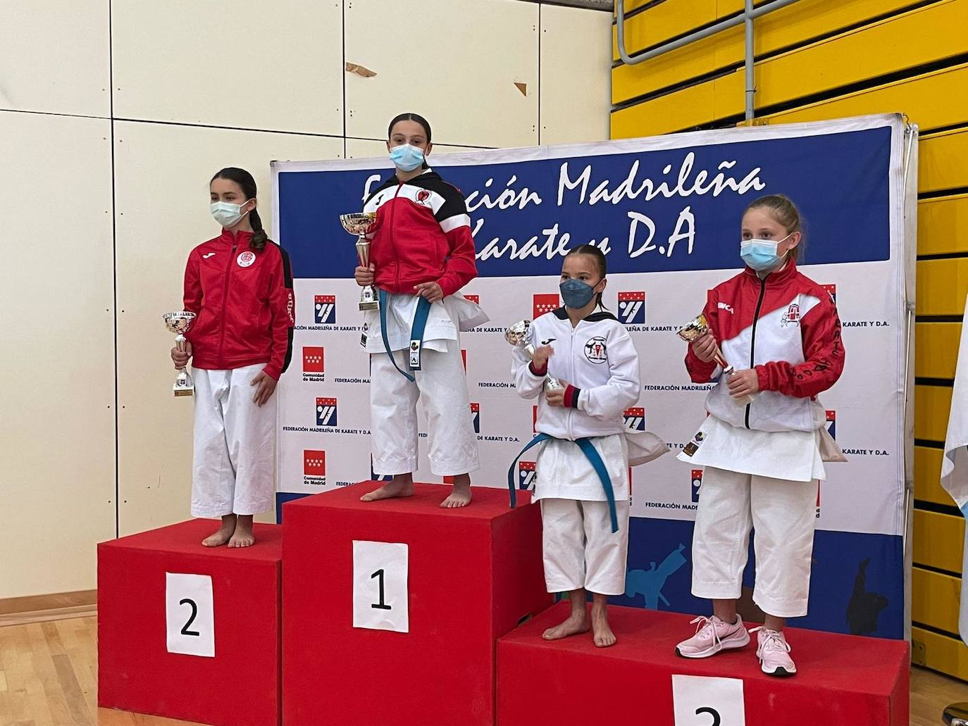 Candela Peña se vuelve a proclamar por segundo año consecutivo campeona Madrid Karate