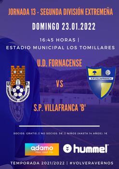 El domingo el Fornacense se enfrenta a la S.P. Villafranca B