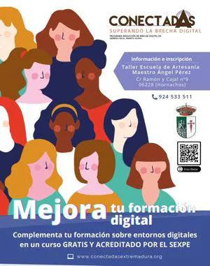 Abierto el plazo para participar en el Programa «Conectadas», un taller que pretende reducir la brecha digital de género