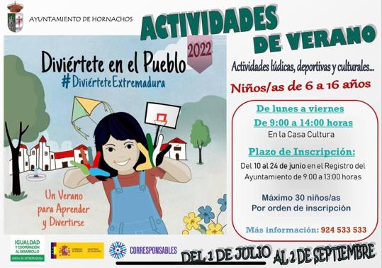 El Ayuntamiento pone este verano en marcha, un «Servicio Municipal de Animación y Tiempo Libre»