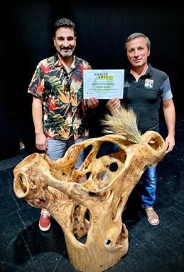 Antonio Molano Cuevas, premio «especial del público», en el I Festival Nacional de Teatro Amateur de Guareña AMATEARTE