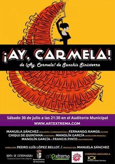El Auditorio Municipal acoge este sábado el montaje ¡Ay Carmela!