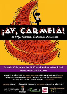 El Auditorio Municipal acoge este sábado el montaje ¡Ay Carmela!