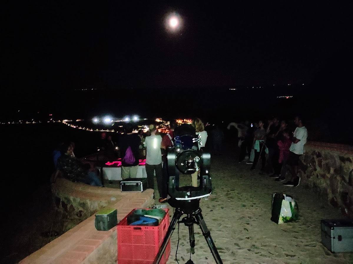 El astrónomo Gabino Muriel, de Extremadura Buenas Noches muestra el cielo de Hornachos