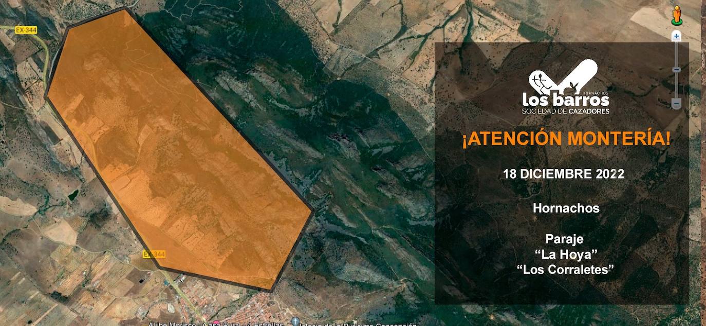 Este domingo la Sociedad de Cazadores «Los Barros», llevará a cabo una monteria