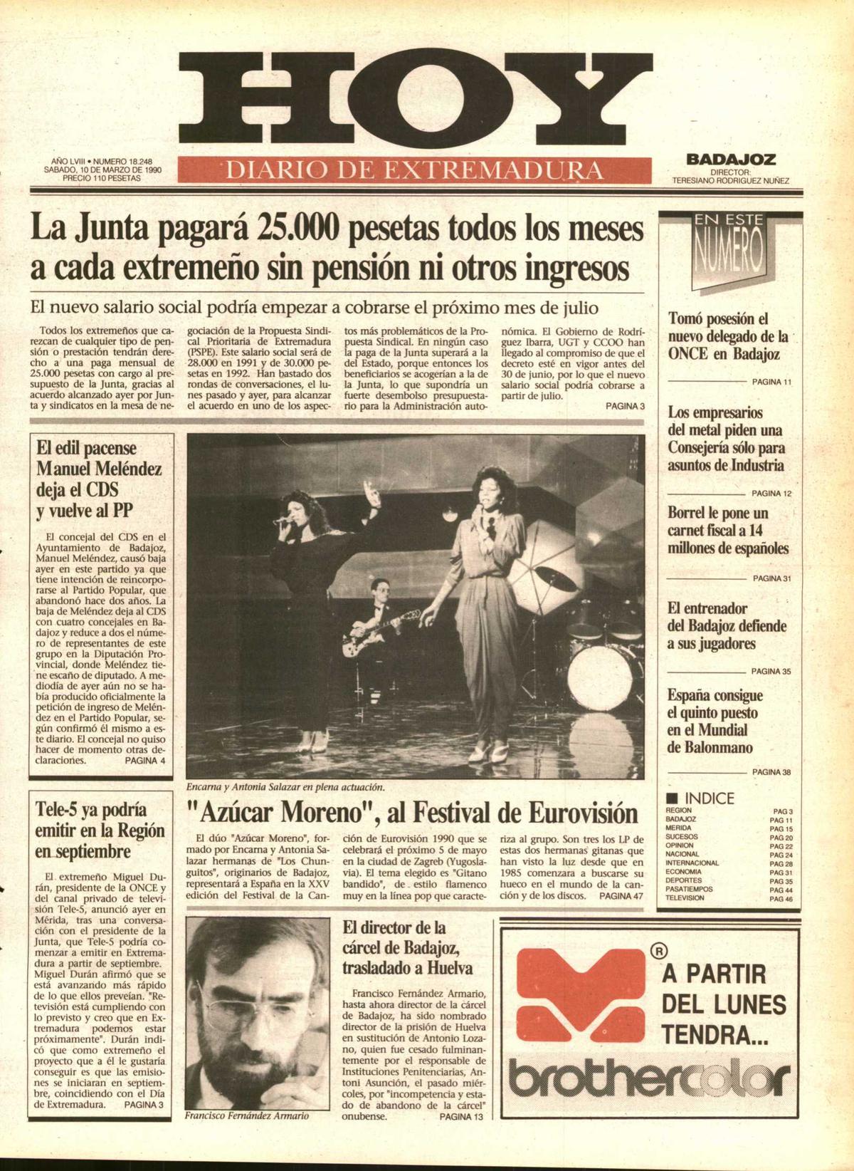 Tal día como hoy en 1990