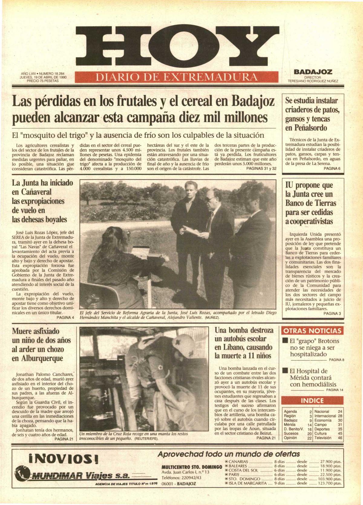 Tal día como hoy en 1990