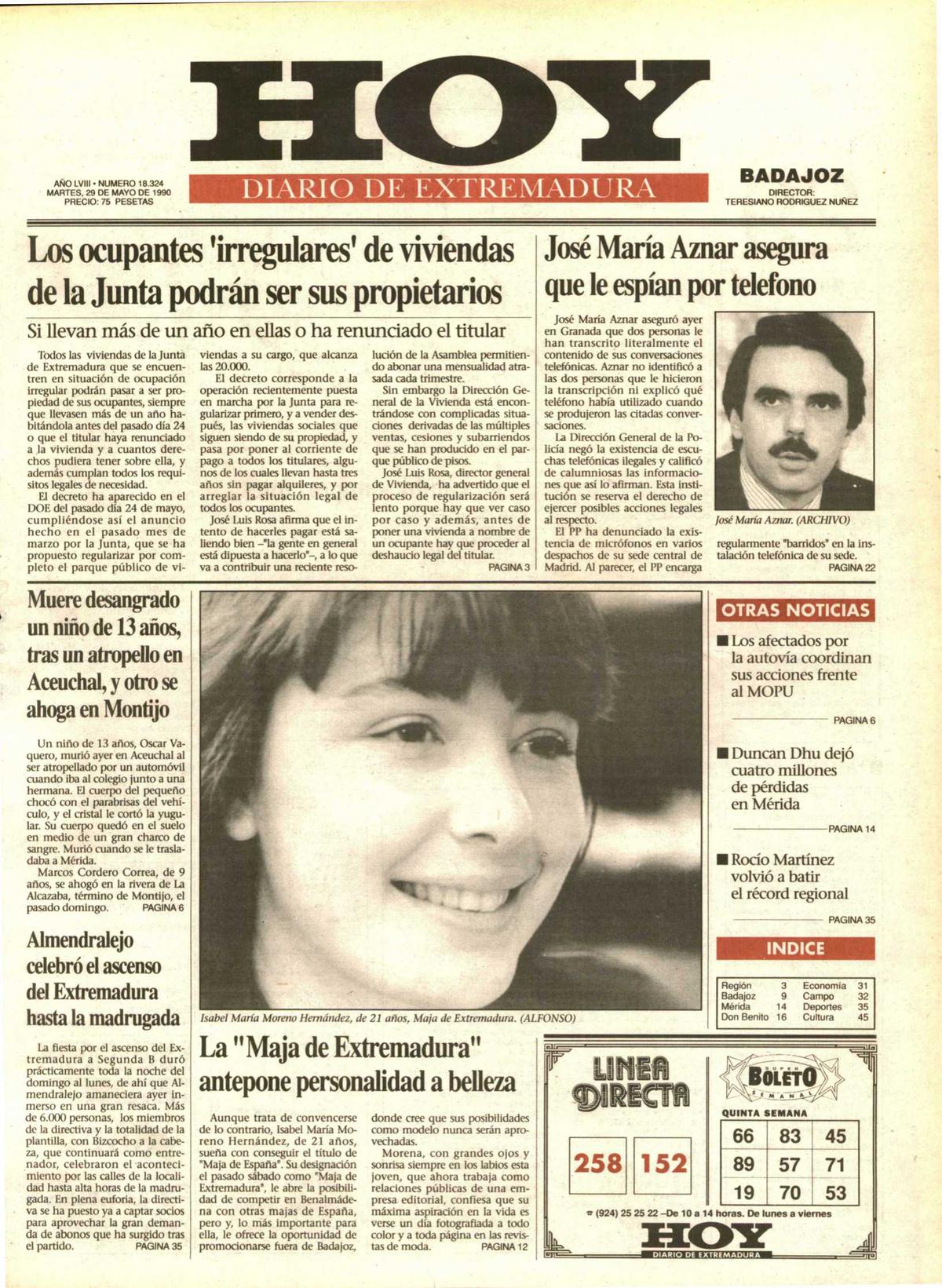 Tal día como hoy en 1990
