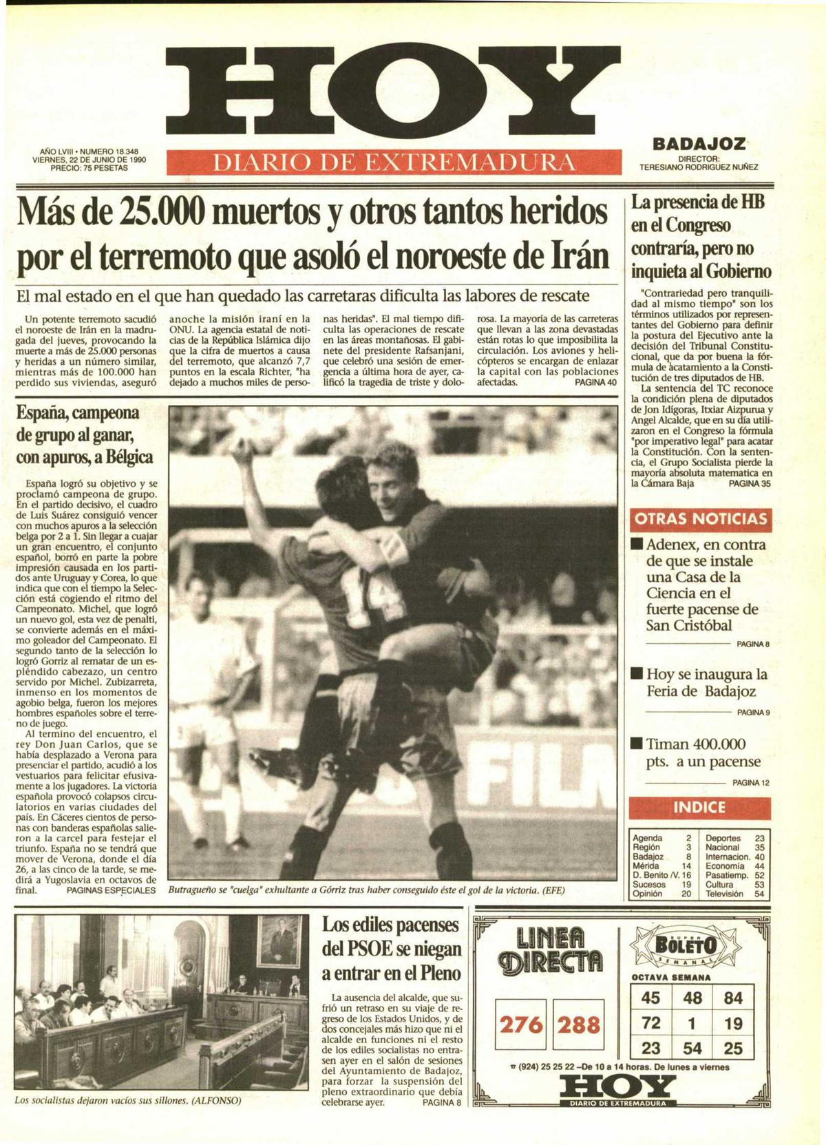 Tal día como hoy en 1990