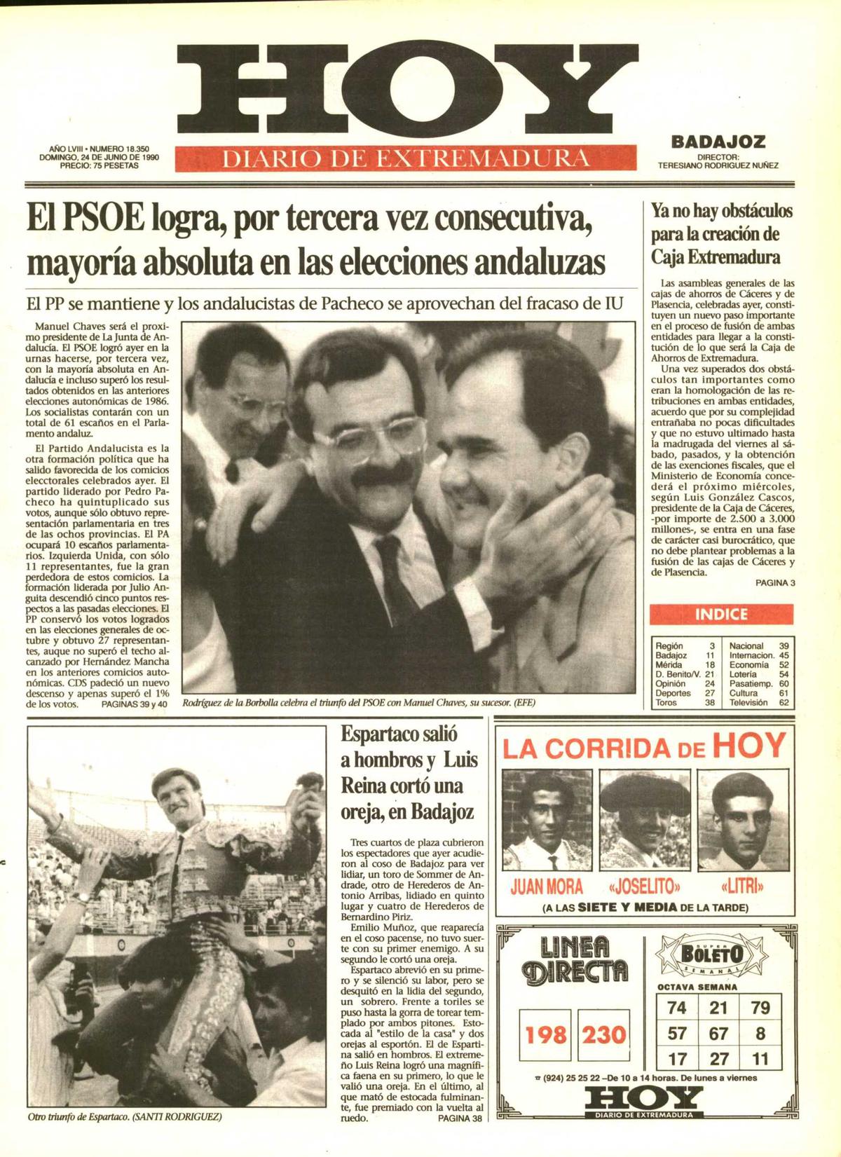 Tal día como hoy en 1990