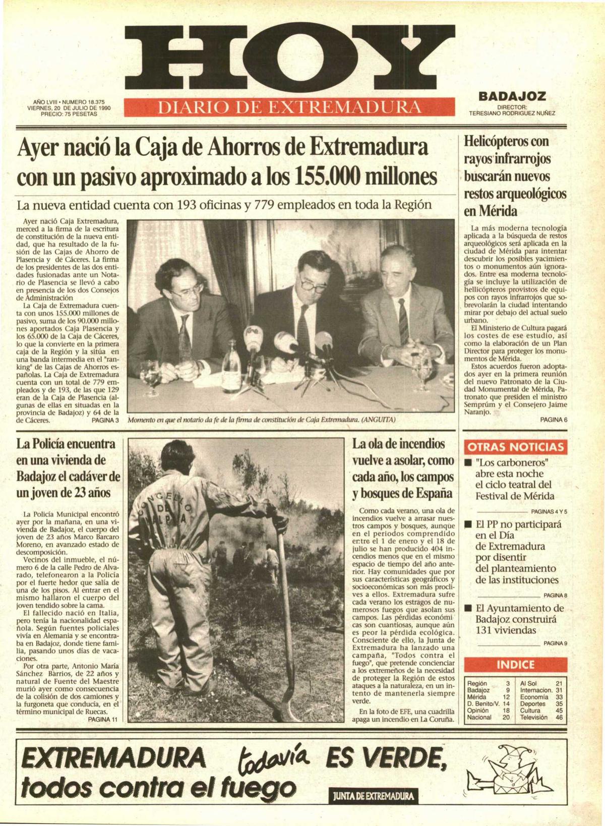 Tal día como hoy en 1990