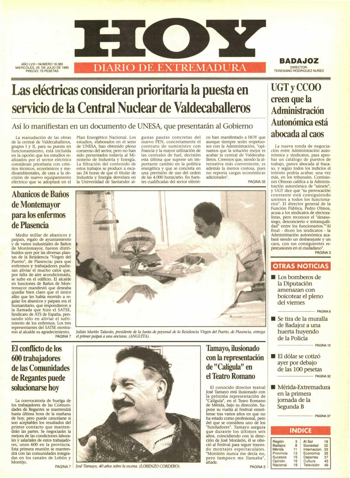 Tal día como hoy en 1990