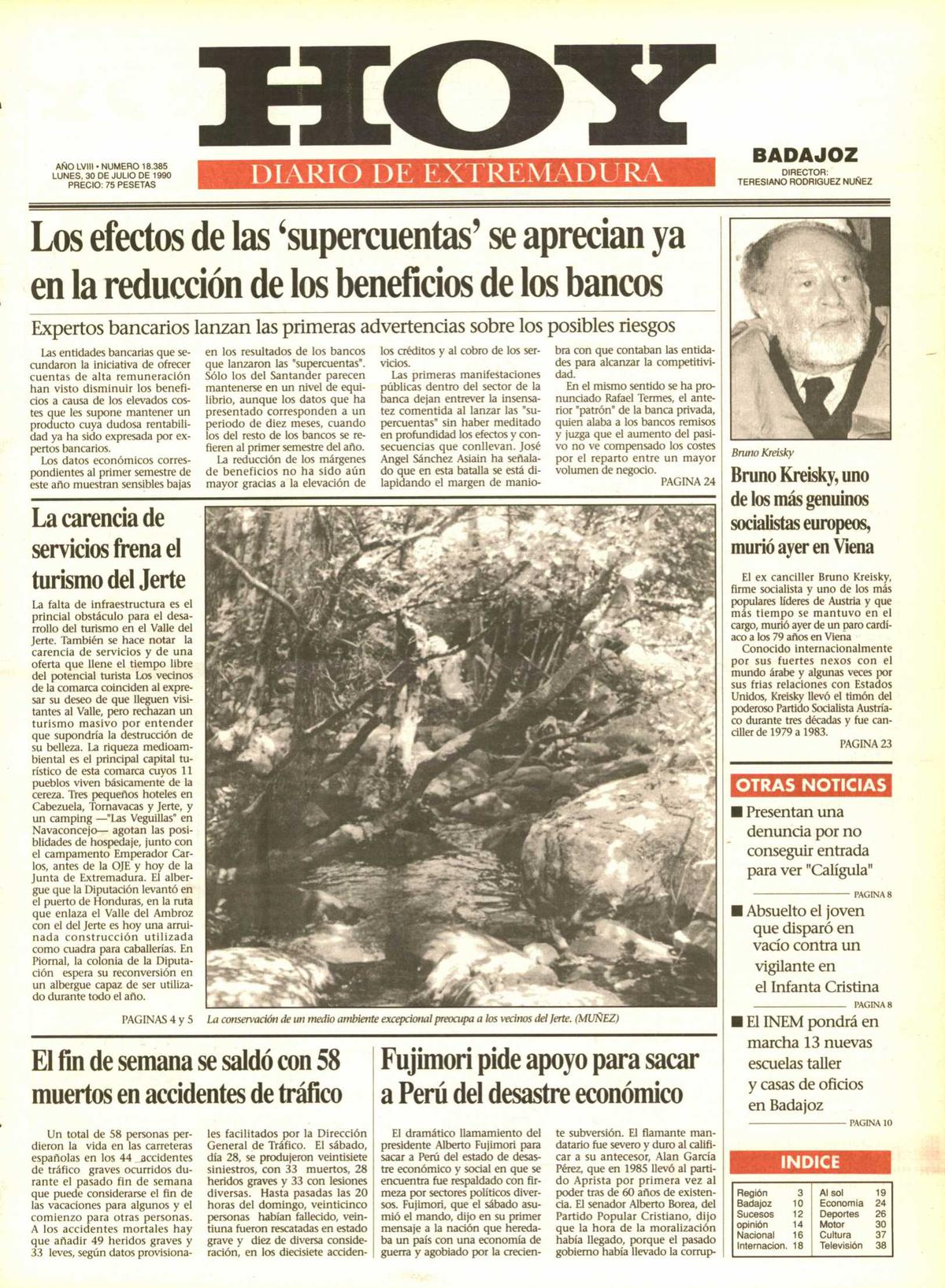 Tal día como hoy en 1990