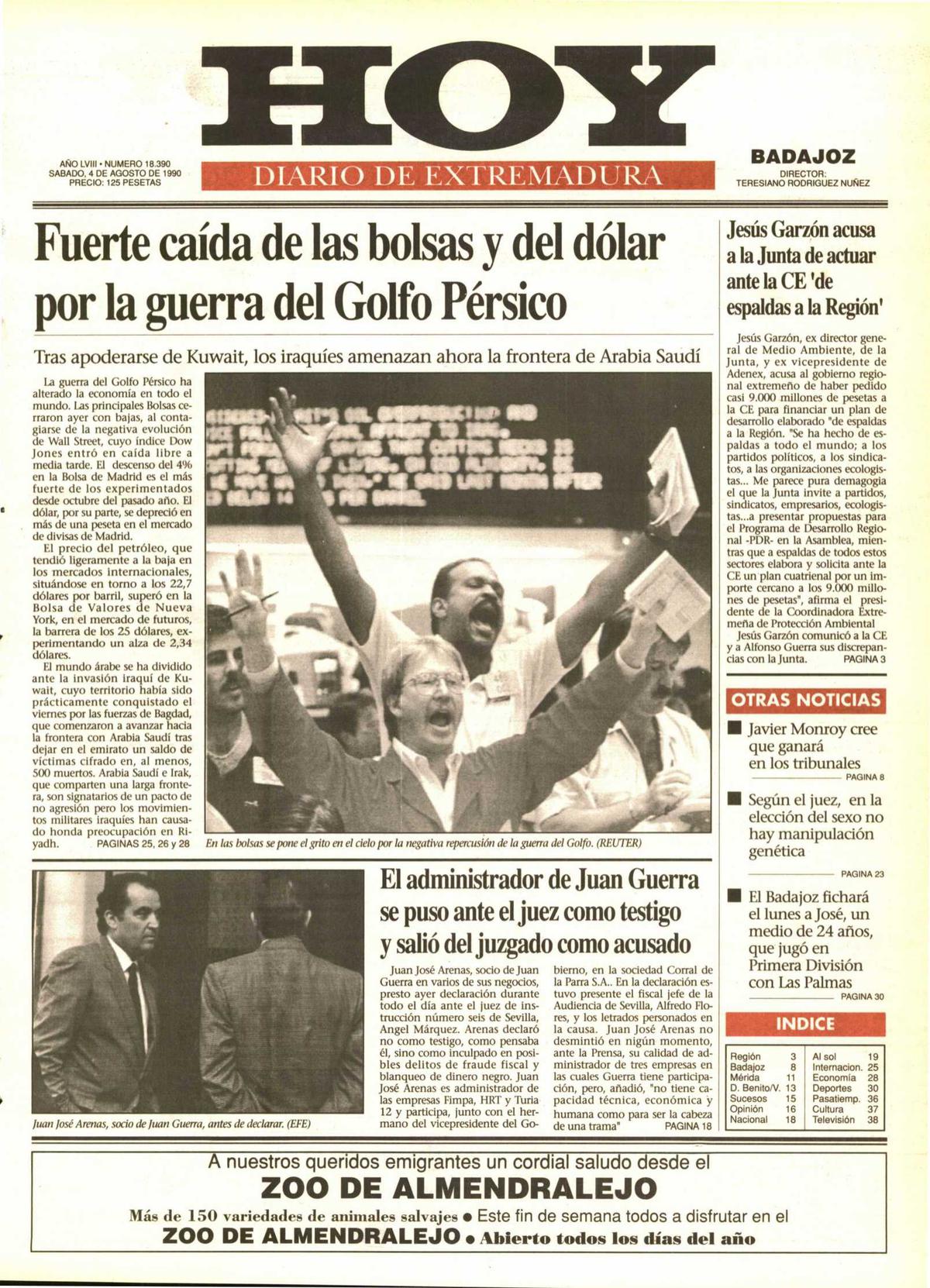 Tal día como hoy en 1990