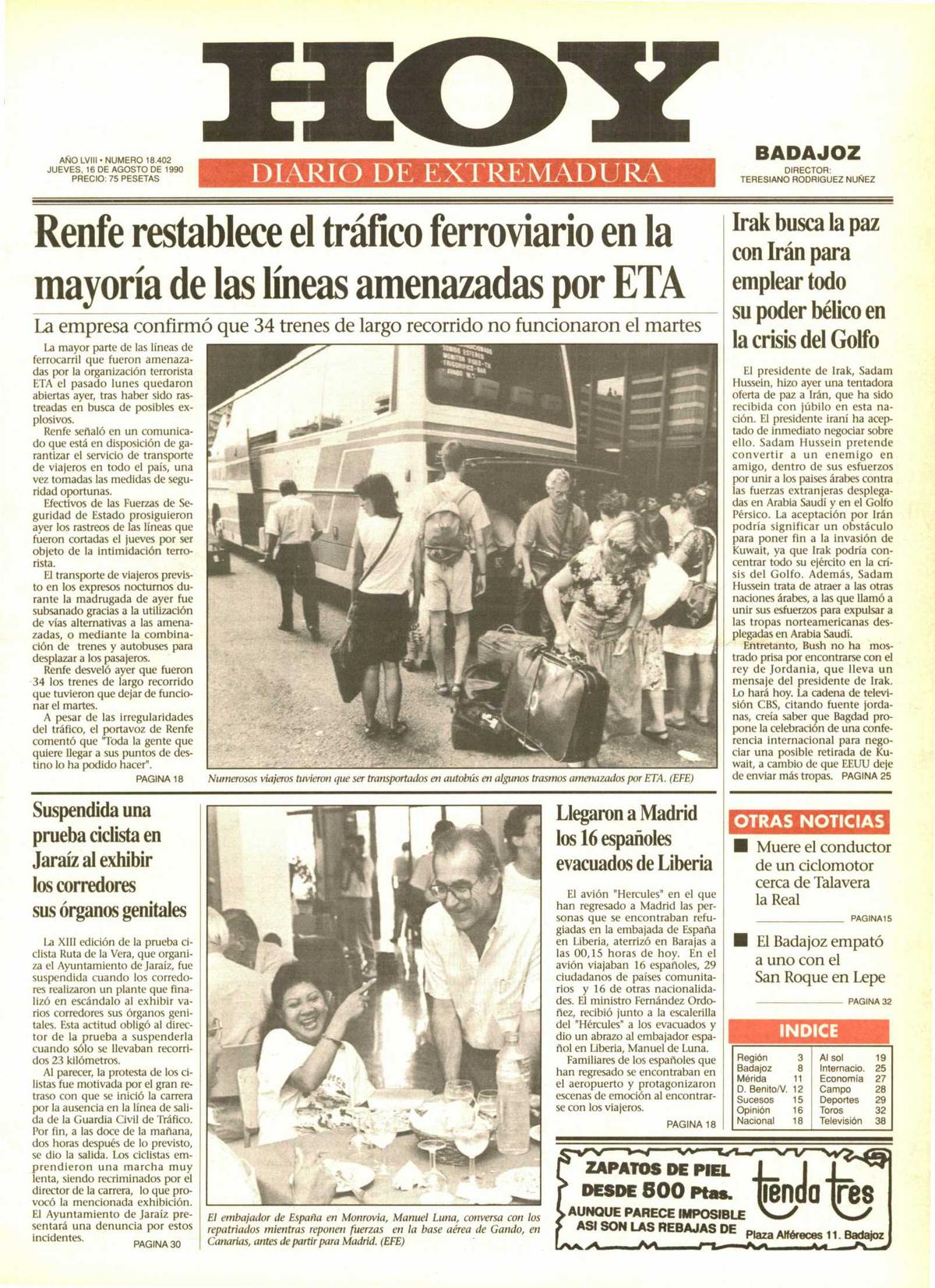 Tal día como hoy en 1990