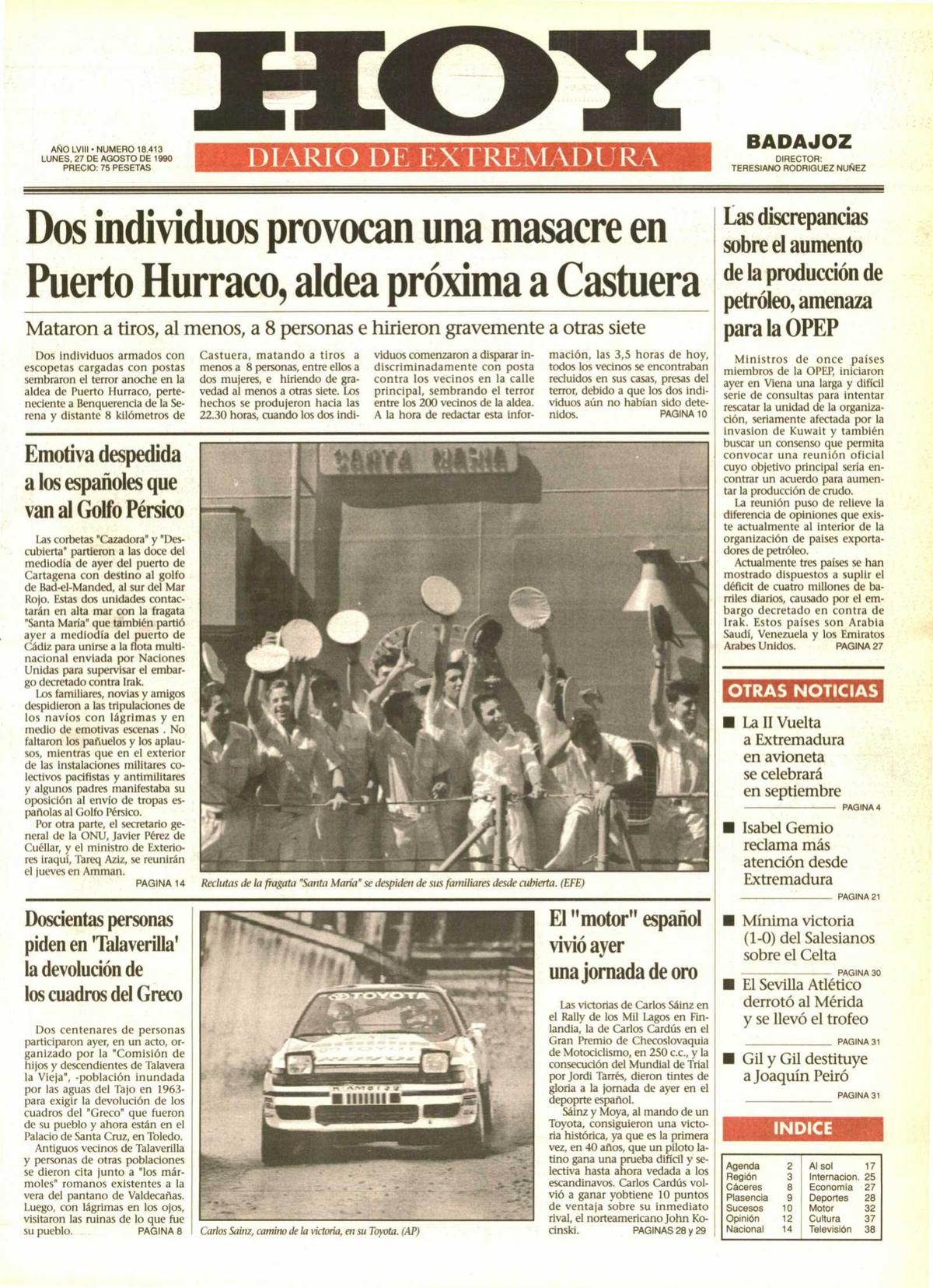 Tal día como hoy en 1990