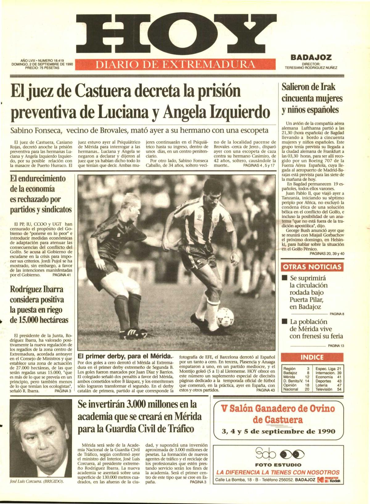 Tal día como hoy en 1990
