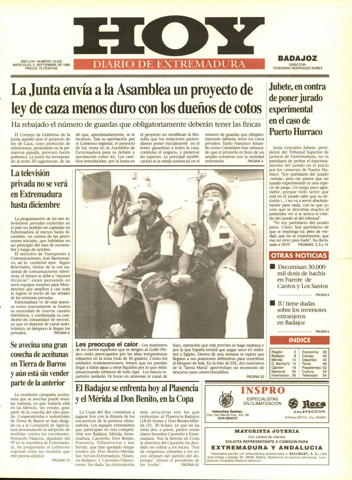 Tal día como hoy en 1990