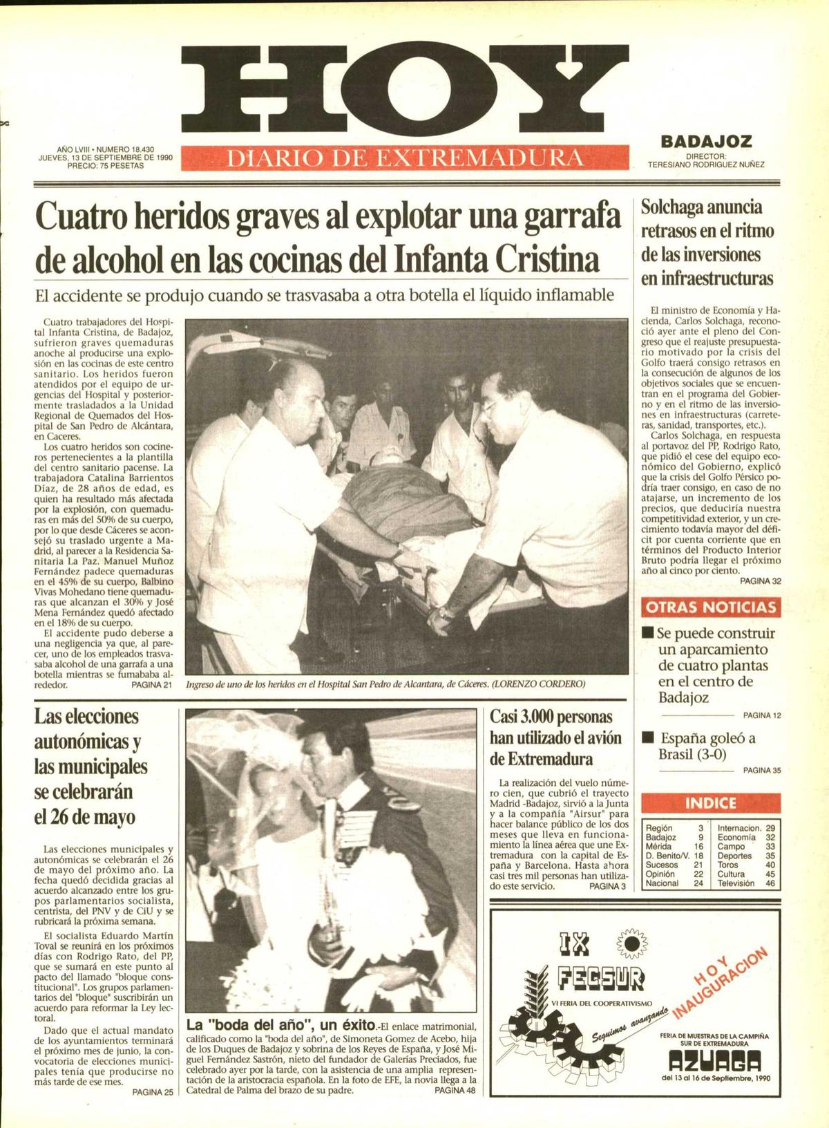 Tal día como hoy en 1990