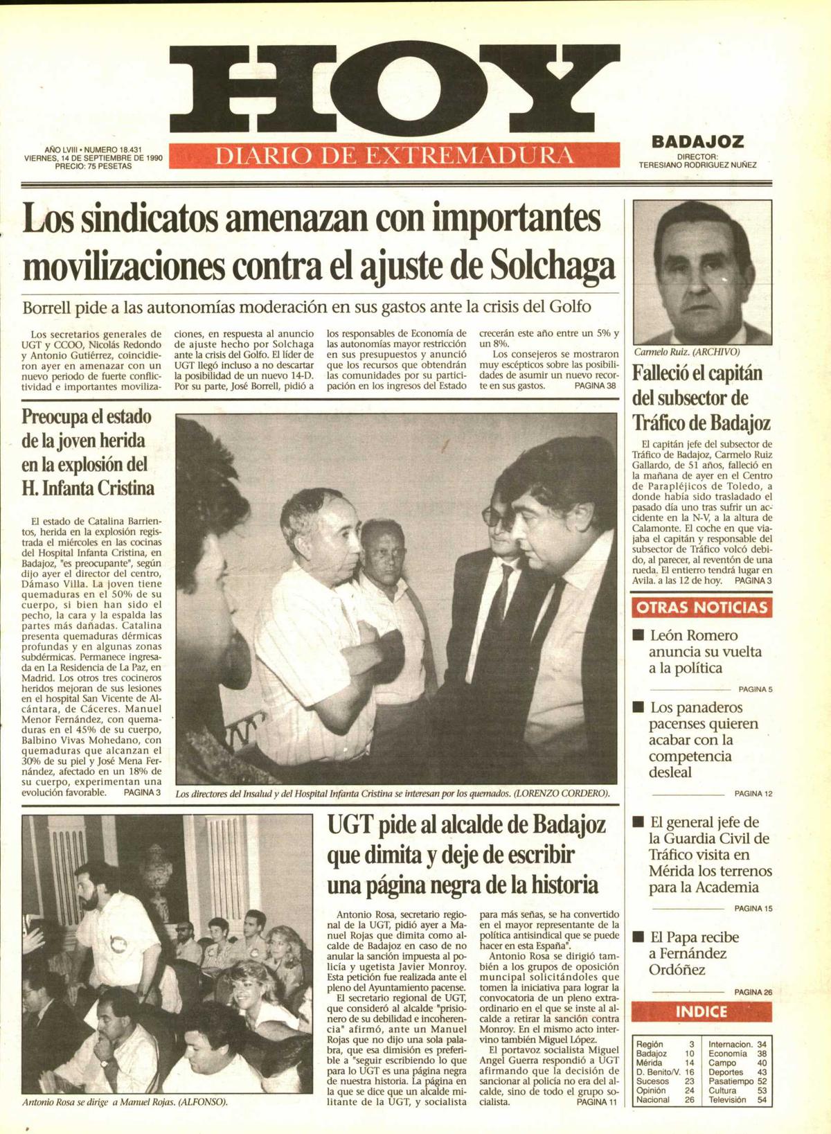 Tal día como hoy en 1990