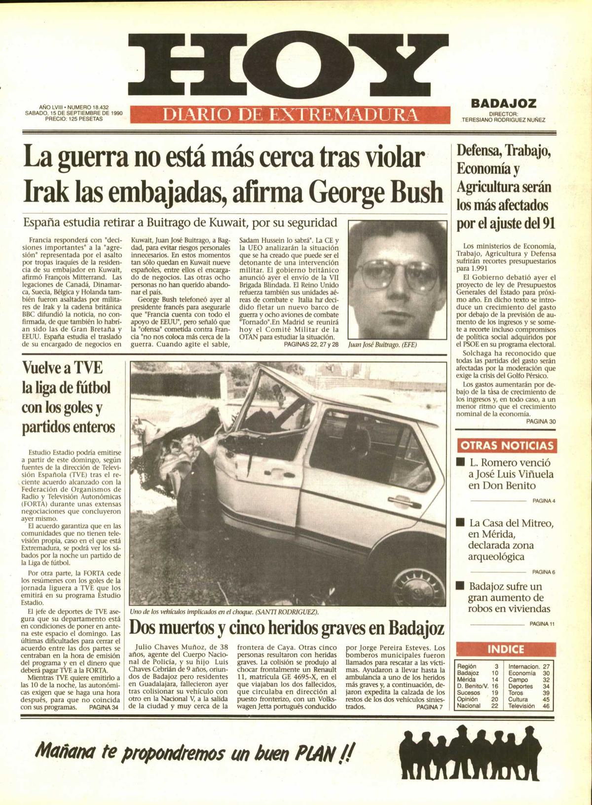 Tal día como hoy en 1990