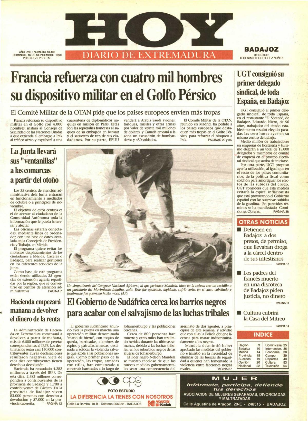 Tal día como hoy en 1990