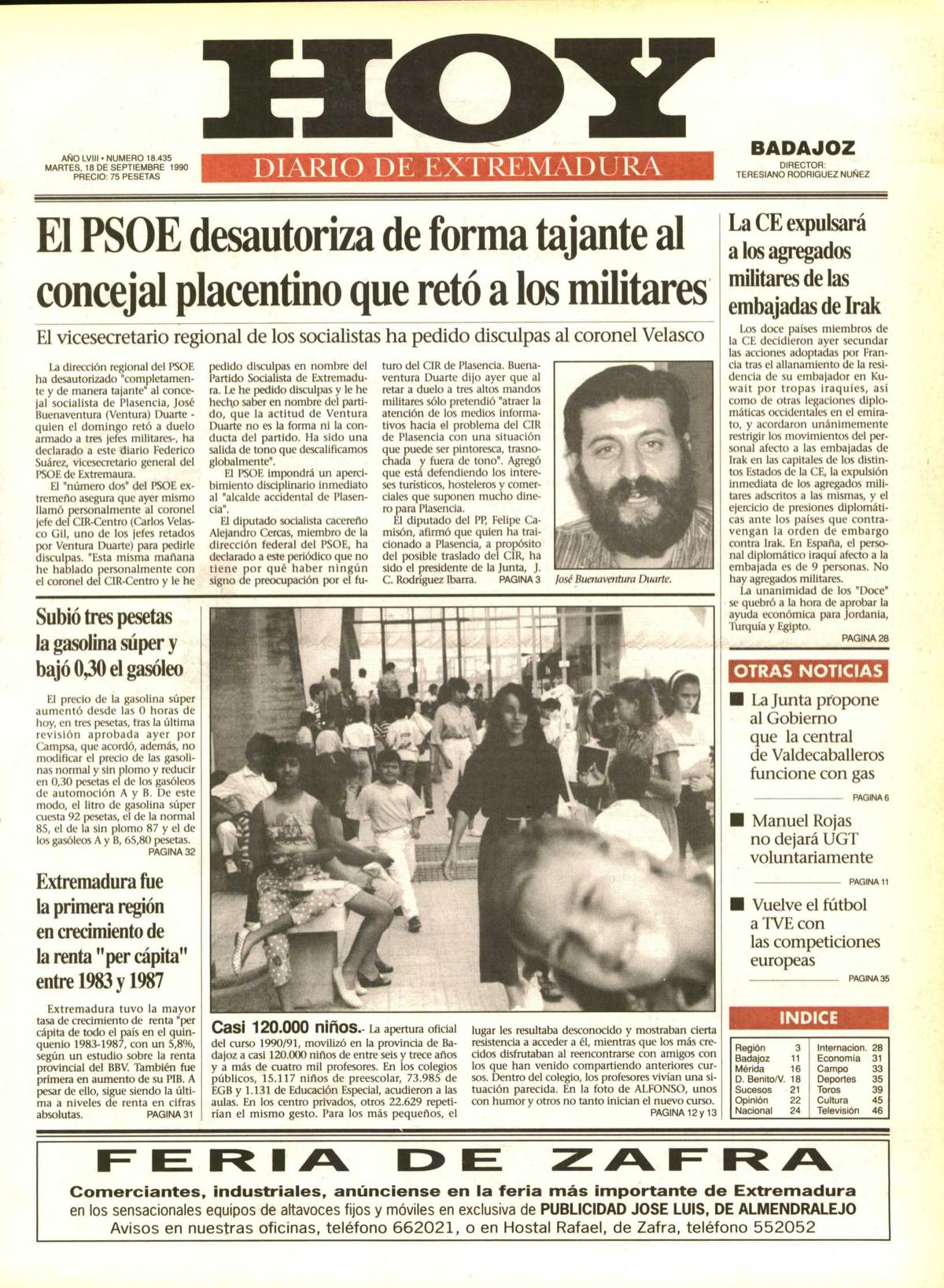 Tal día como hoy en 
