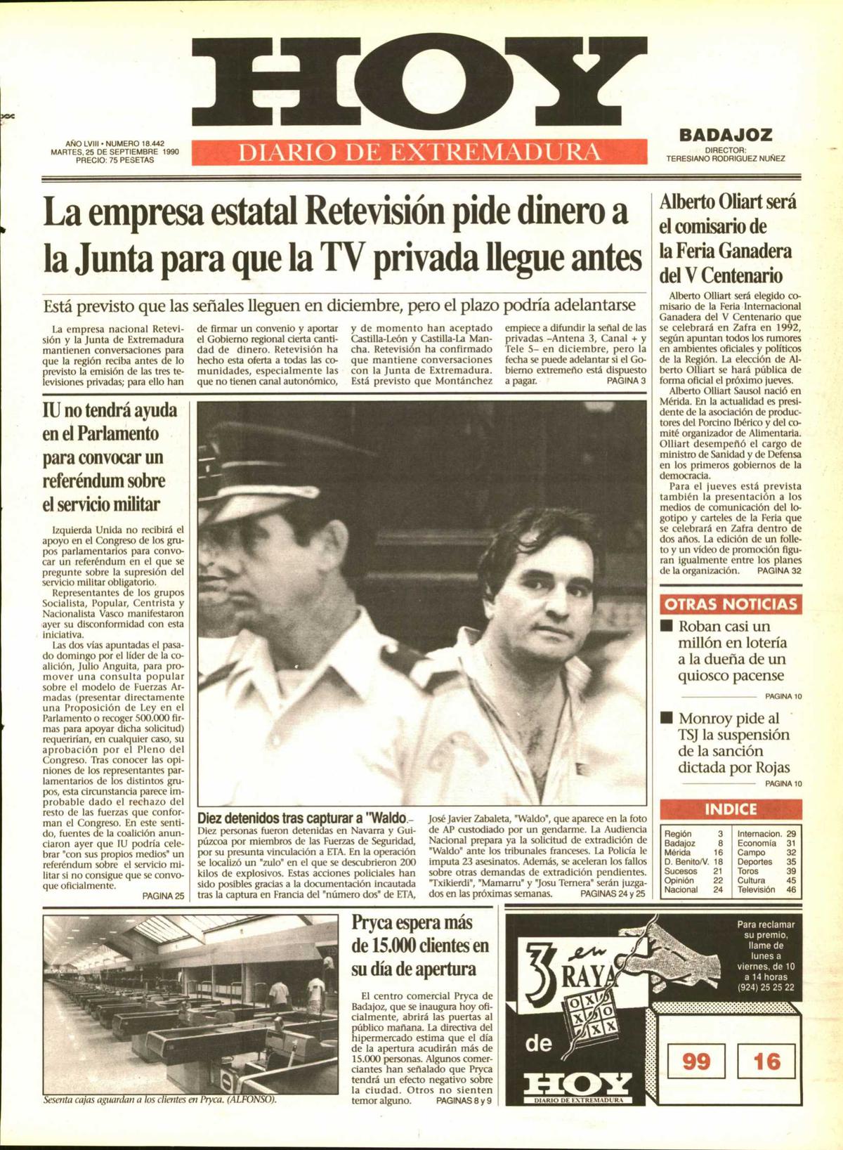 Tal día como hoy en 