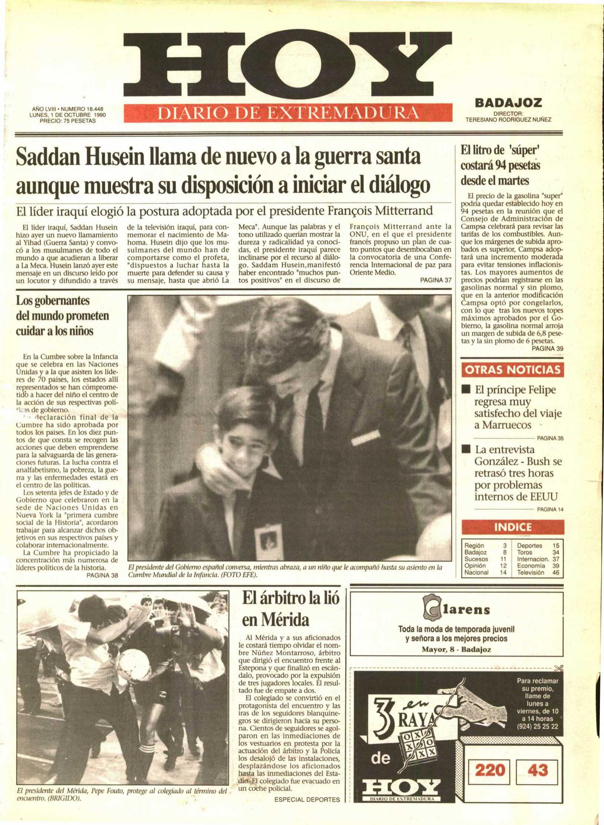 Tal día como hoy en 