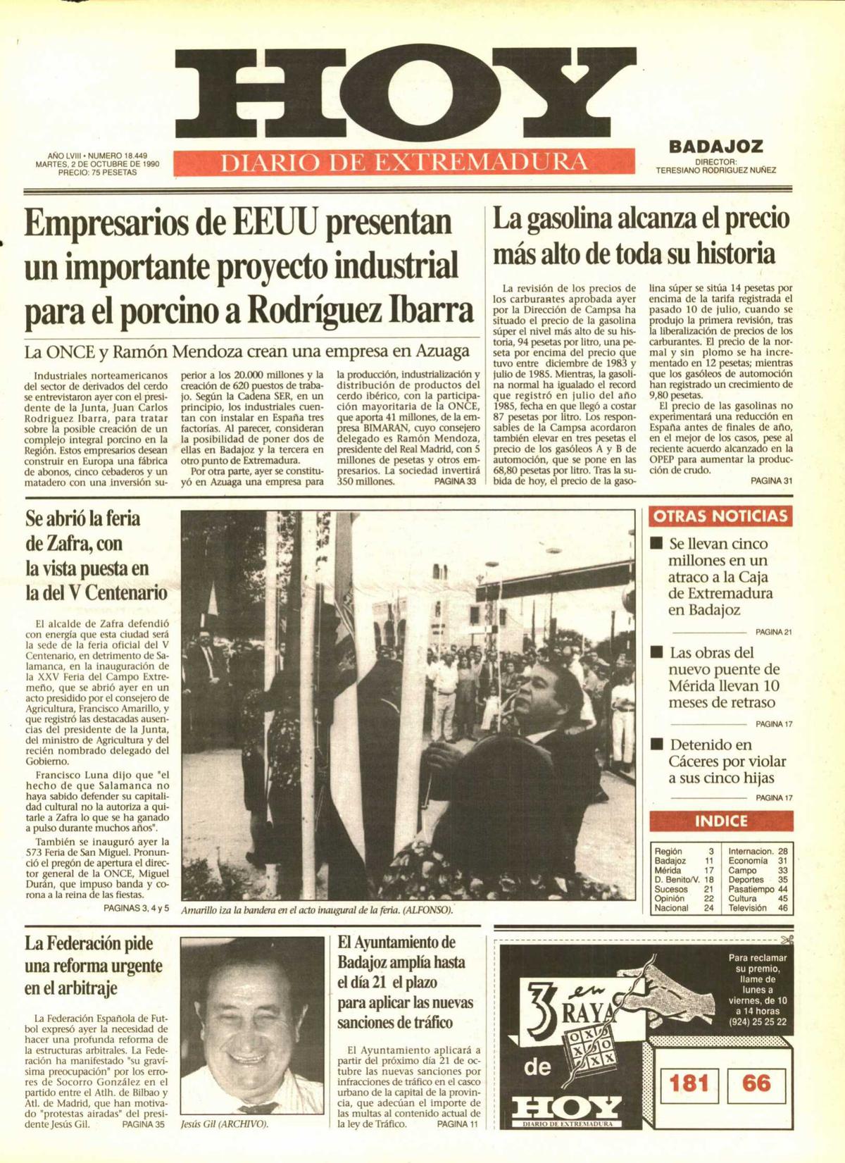 Tal día como hoy en 