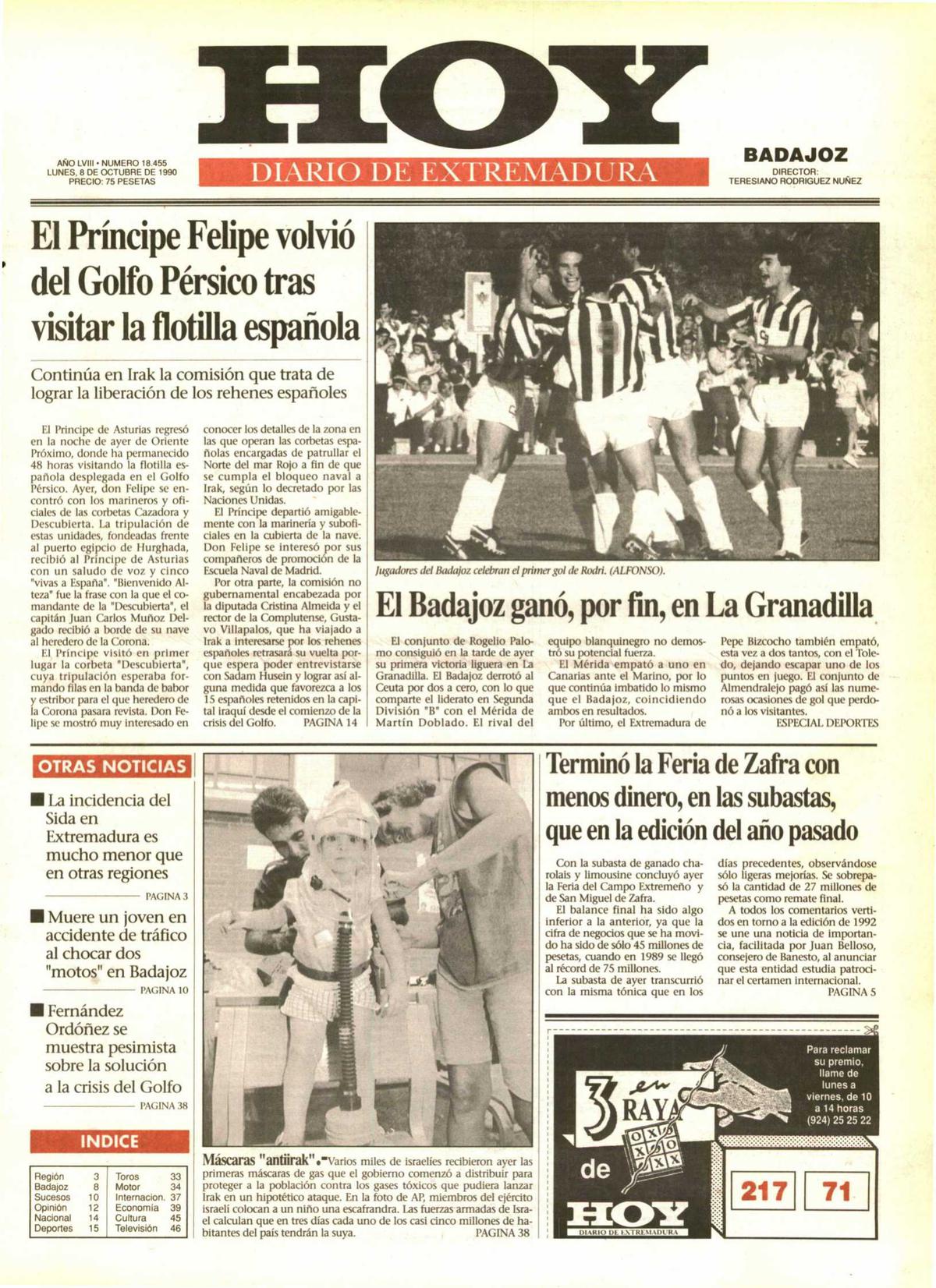 Tal día como hoy en 