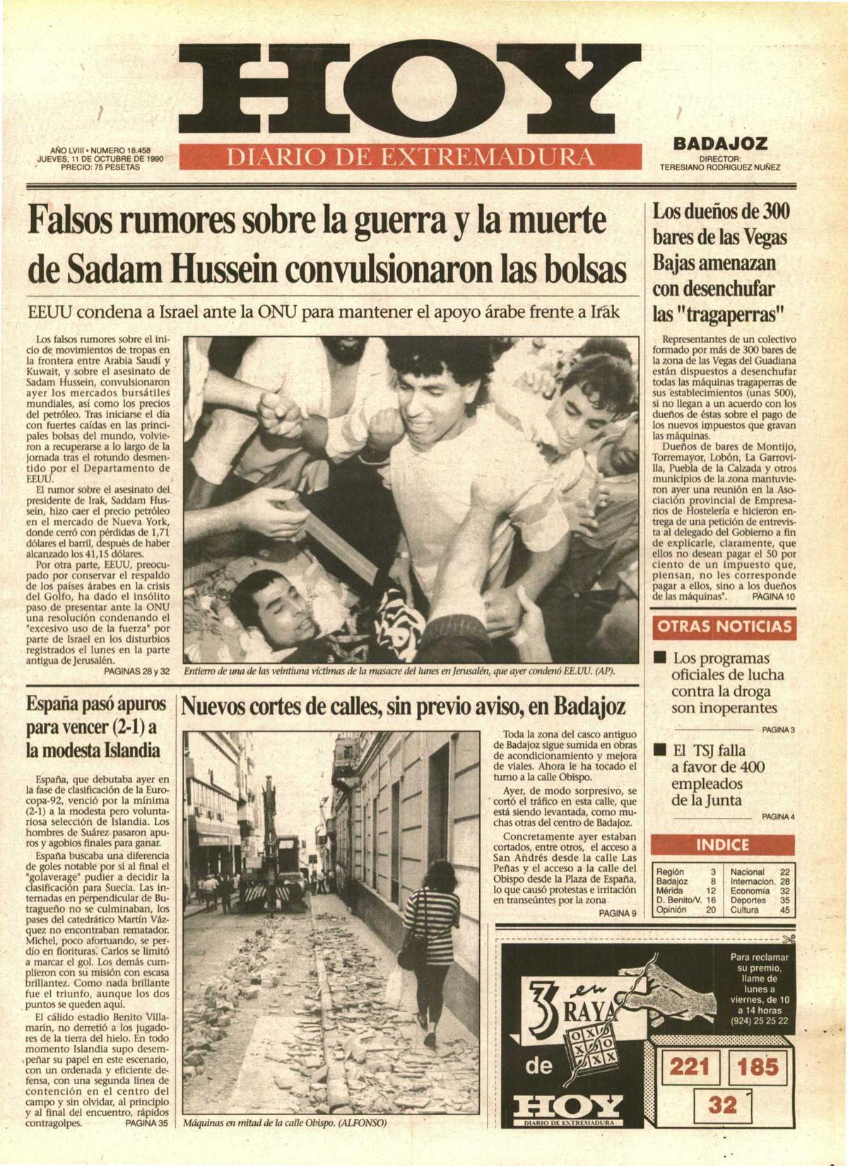 Tal día como hoy en 