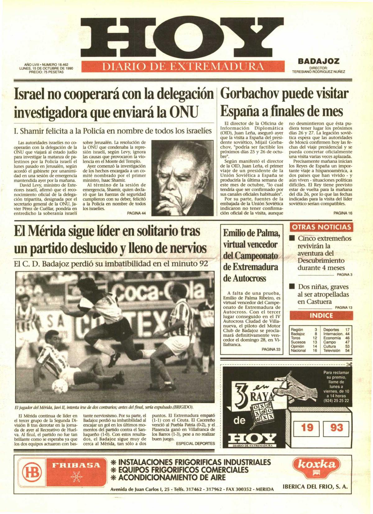 Tal día como hoy en 