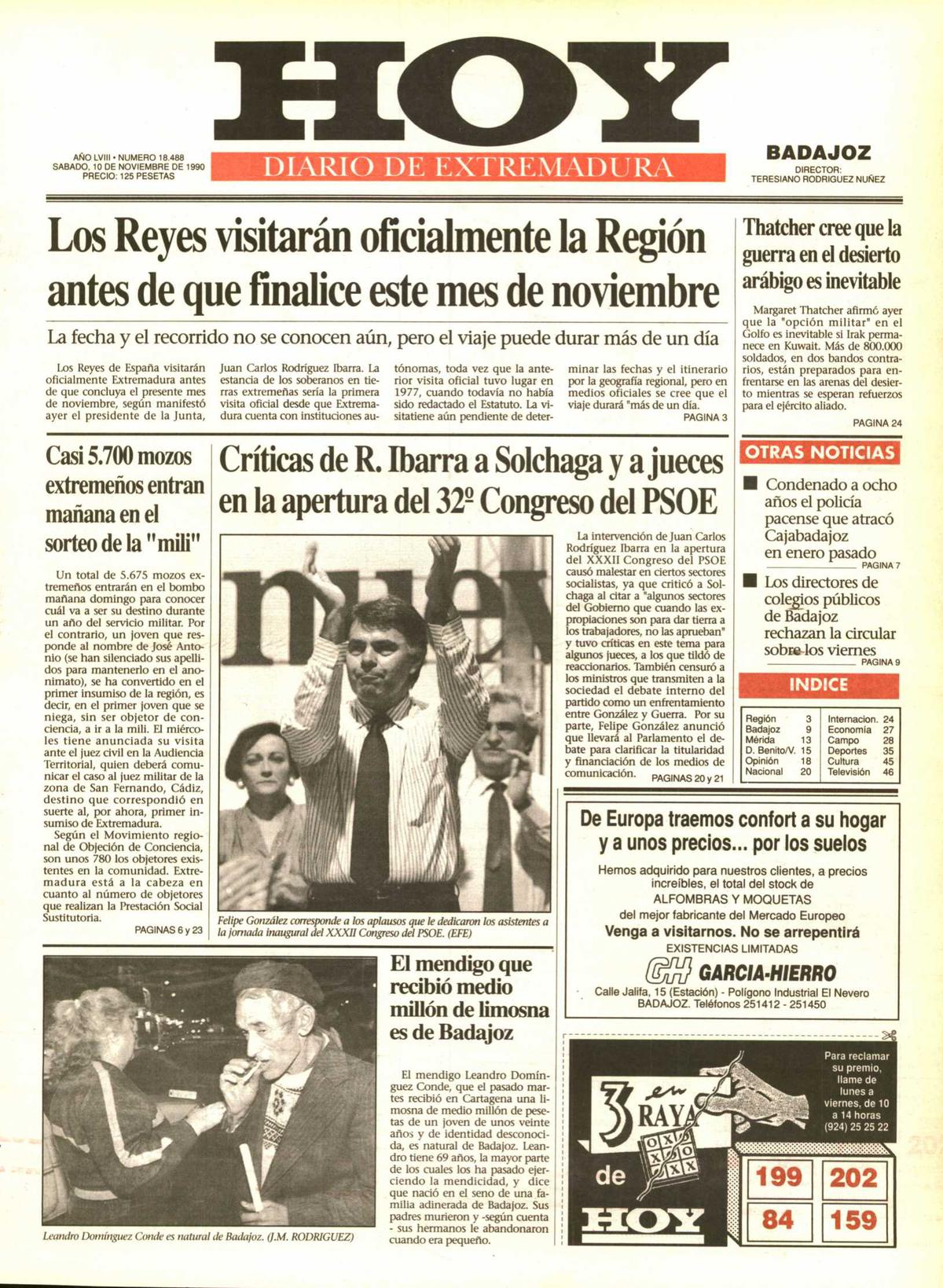 Tal día como hoy en 1990