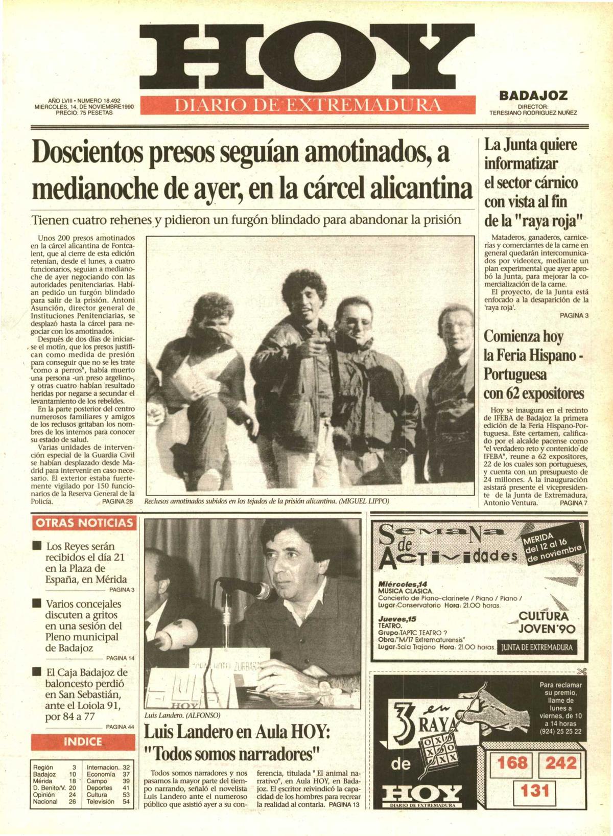 Tal día como hoy en 1990