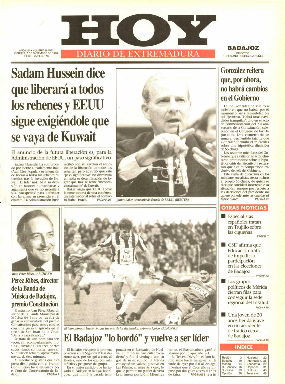 Tal día como hoy en 1990