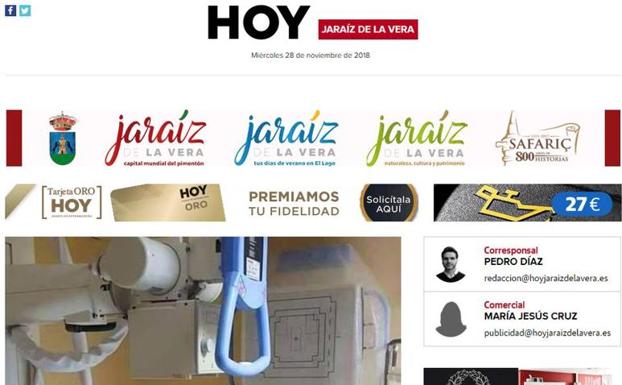 HOY Jaraíz de la Vera renueva su web