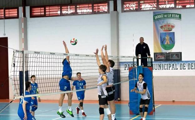 El Voleibol Jaraíz recibe hoy en el pabellón municipal de deportes a la AD Don Benito VB