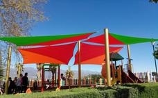 El parque-mirador Los Bolos estrena parasoles