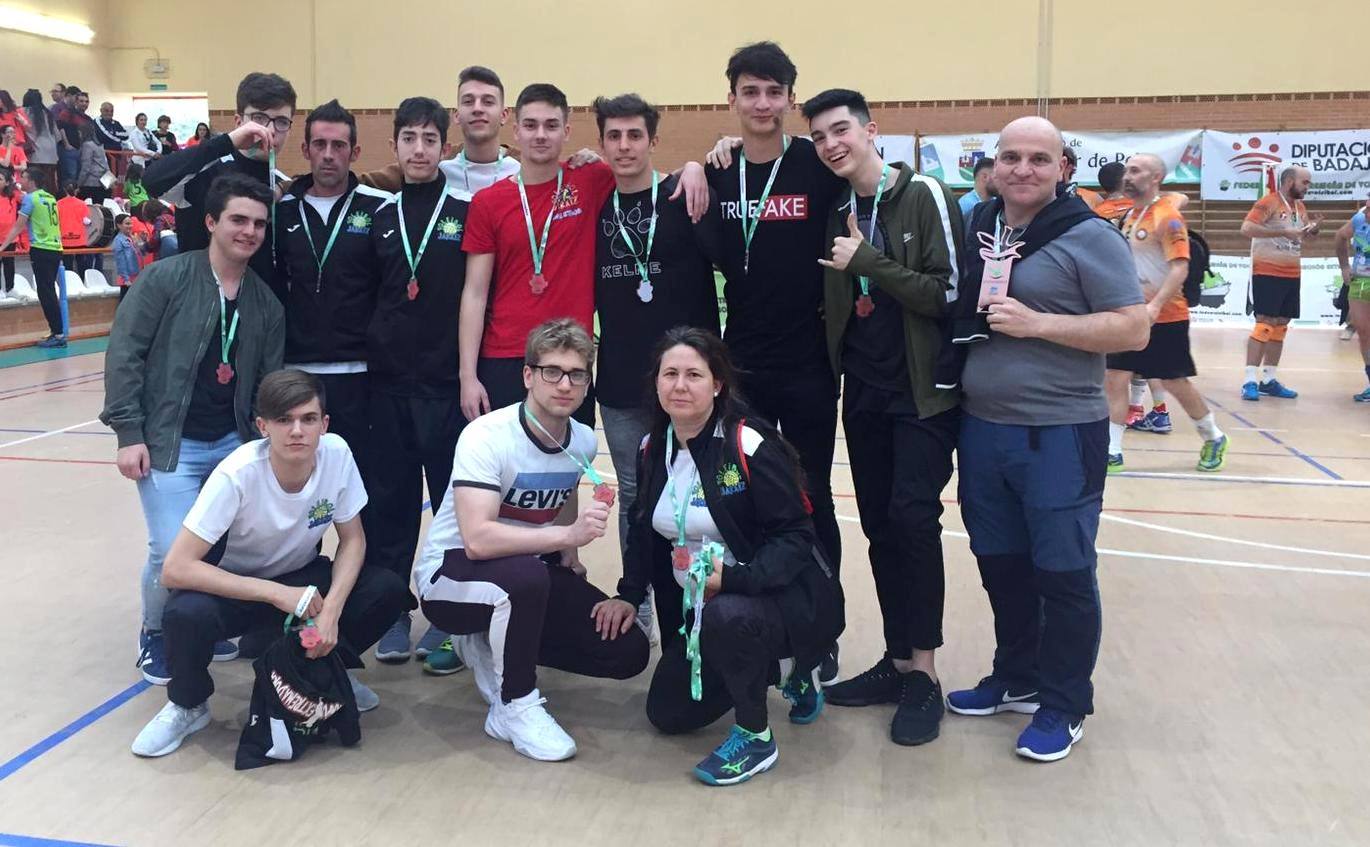 El sábado en Jaraíz, final extremeña de voleibol en la categoría juvenil masculina