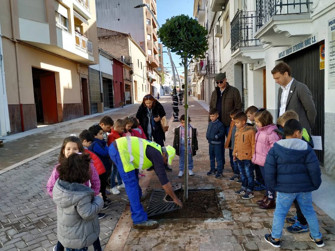 Hoy se enciende el alumbrado de la avenida de Yuste y calle Soledad