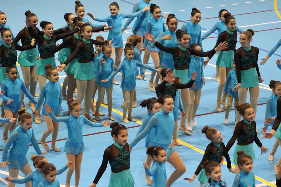 Festival fin de curso de gimnasia rítmica