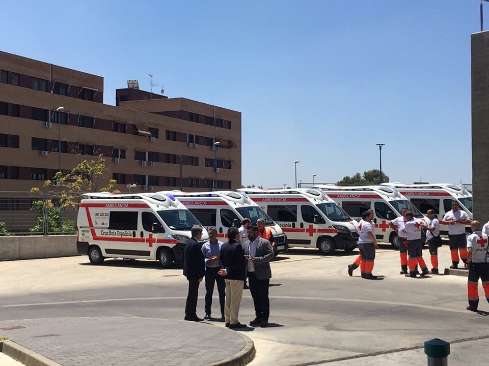 Cruz Roja Jaraíz estrena una ambulancia de soporte vital básico