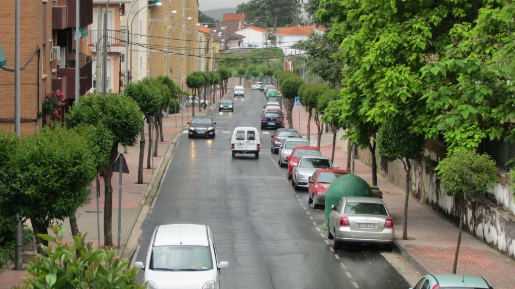 Llueve en la comarca de La Vera