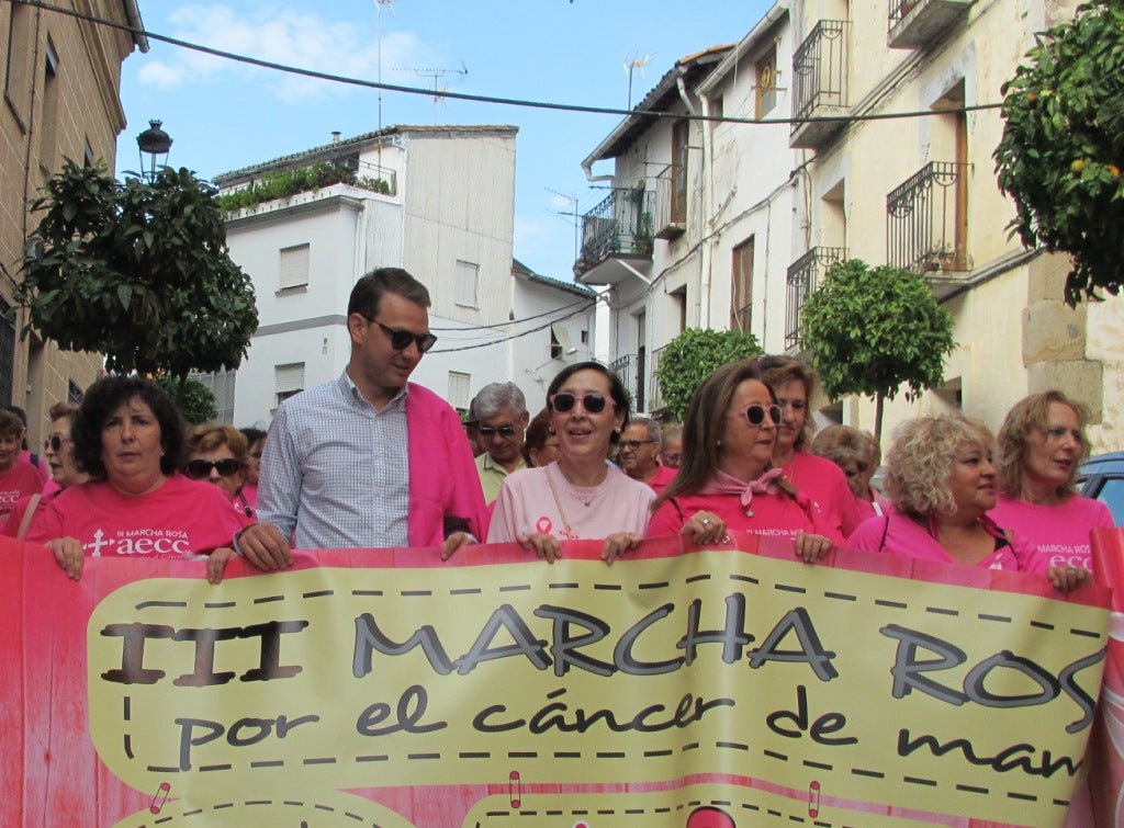 El domingo se celebrará la Marcha Rosa contra el cáncer de mama