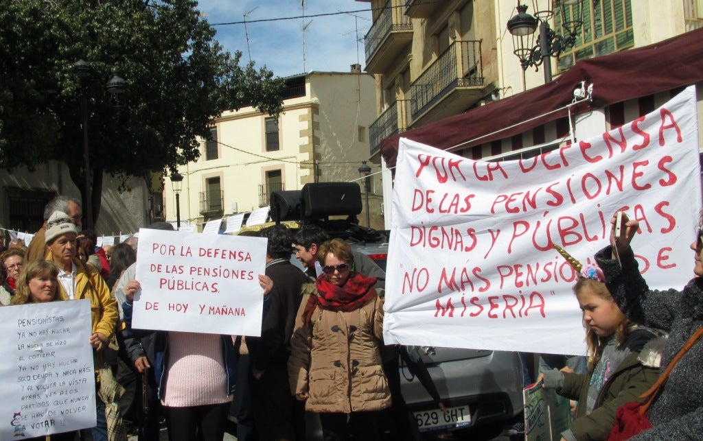 Los jubilados y pensionistas jaraiceños asistirán a la concentración nacional