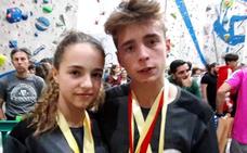 Los hermanos Pablo y Andrea Rodríguez, oro en el Campeonato de España de Escalada 2019