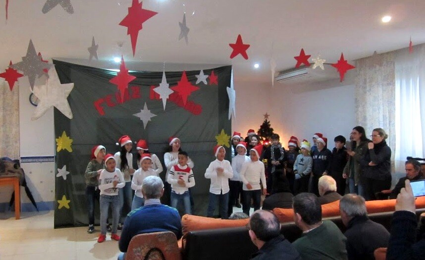 El Gregoria Collado lleva la Navidad a la Asociación Vera Plena Inclusión